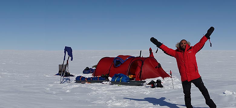 Kaweh Almassy og Sharam Khalifhe drømmetur til Svalbard