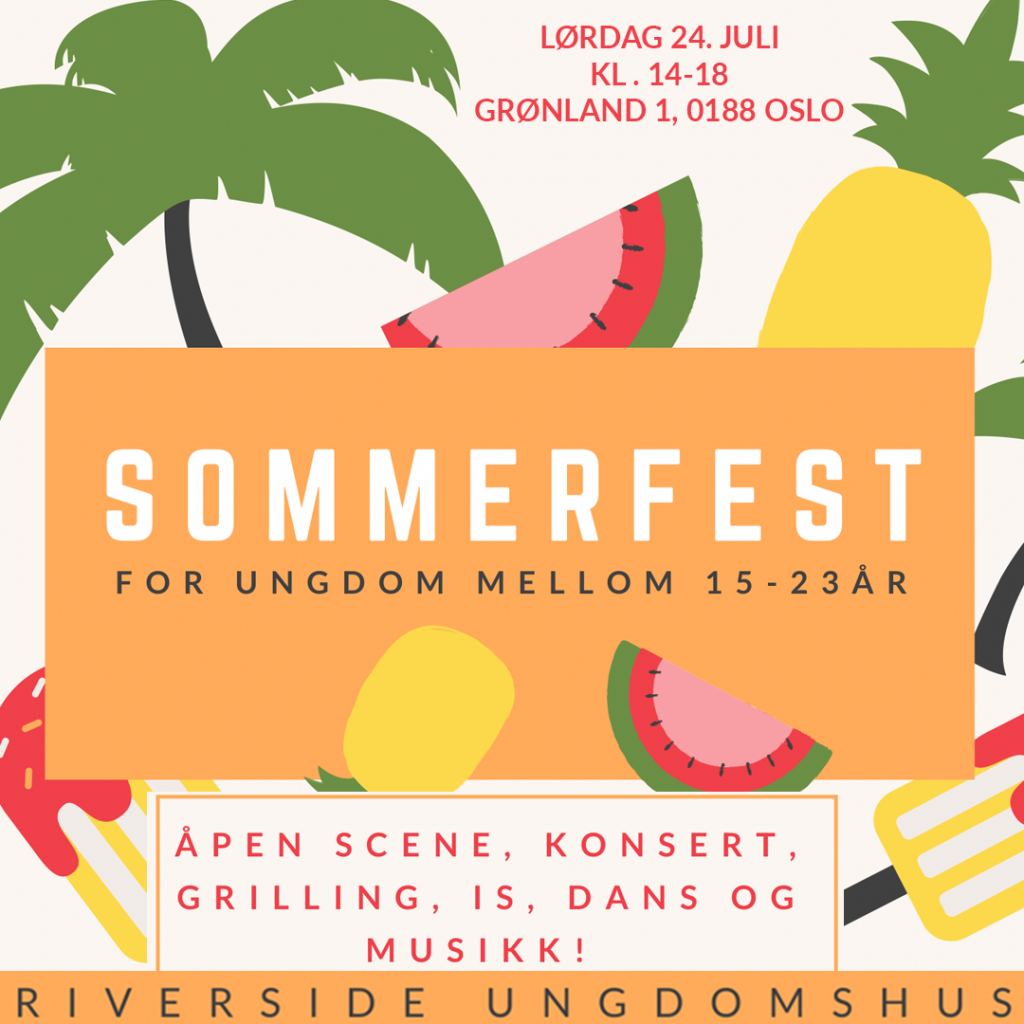 Sommerfest 24. juli kl. 14-18
