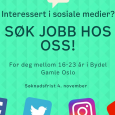 jobb-sosiale medier-ungdomsredaksjonen